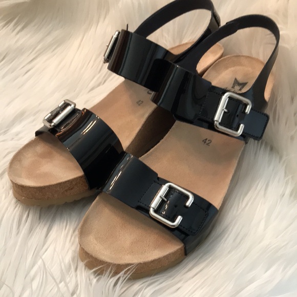 Mephisto Lissandra Platform Leather Sandals - Picture 2 of 7